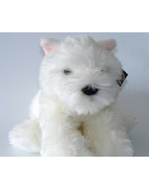  Zittende Westie Pup 22cm