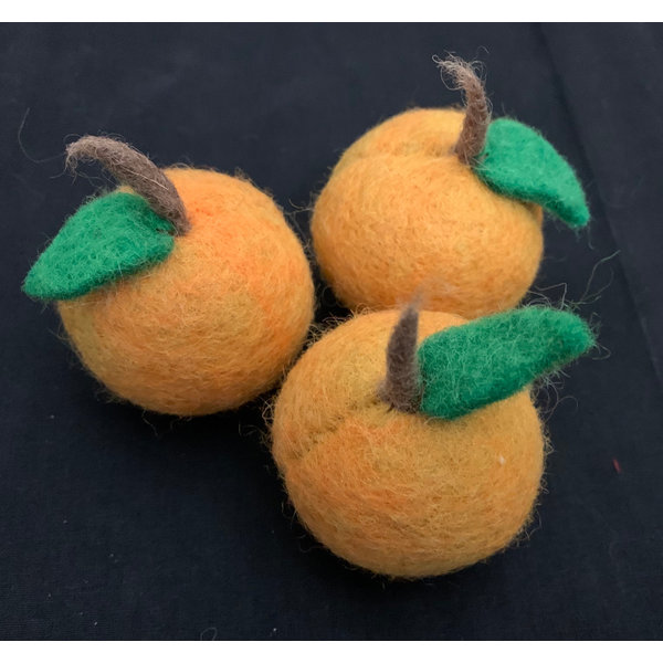 Papoose Toys Apricot/3pc