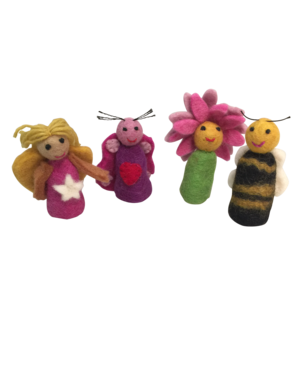 Papoose Toys Garden Finger Puppets/4