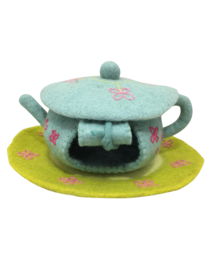 Papoose Toys Fairy Teapot House and Mat