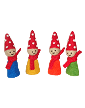 Papoose Toys Gnome Finger Puppets/4