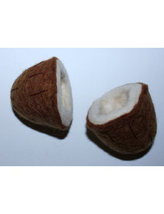 Papoose Toys Half Coconut/2pc