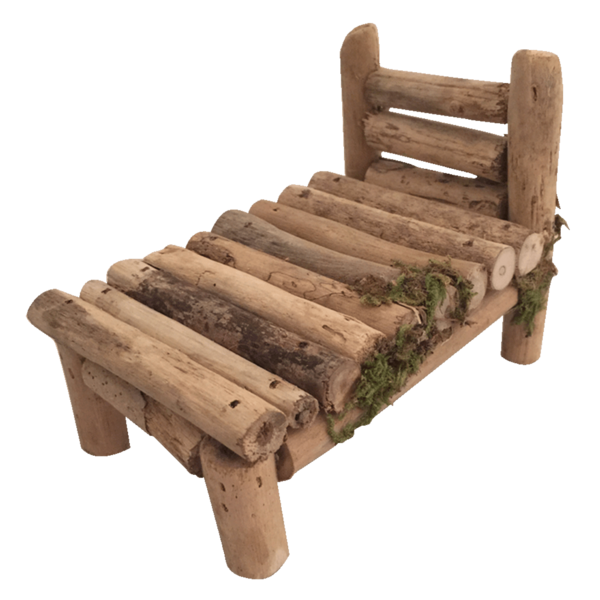 Papoose Toys Woodland Furniture/Bed 2pc