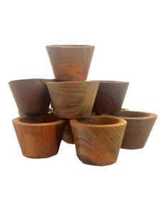 Papoose Toys Small Bowls Natural/12pc