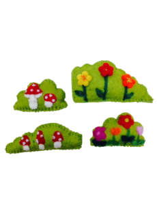 Papoose Toys Bushes Flower/Toadstool/4