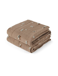 Nuuroo Bao muslin cloth 2-pack with print