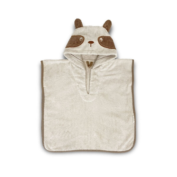 Nuuroo Badponcho Koala - Badcape - Capouchon met oren - Neutraal - Biologisch katoenen badstof badponcho 9-24 maanden