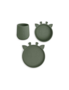 Nuuroo Judi silicone dinner set 3-pack Giraf