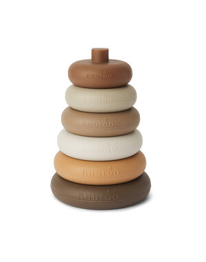 Nuuroo Sasha silicone activity toy-Brown color mix