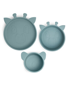 Nuuroo Benni silicone dinner set 3-pack