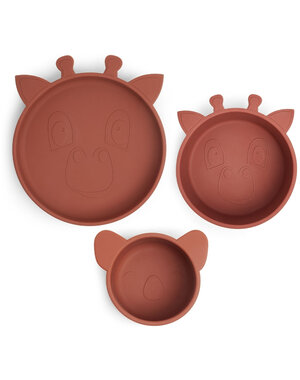 Nuuroo Benni silicone dinner set 3-pack