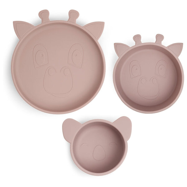 Nuuroo Benni silicone dinner set 3-pack
