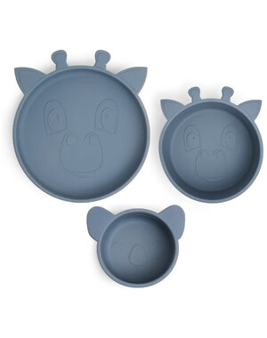 Nuuroo Benni silicone dinner set 3-pack