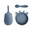 Nuuroo Blue silicone dinner set 3-pack