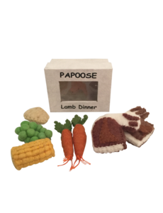 Papoose Toys Felt Food Lamb Dinner