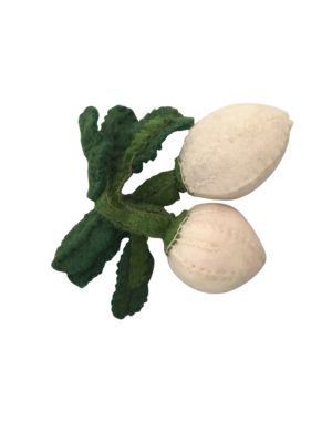 Papoose Toys Felt Food Turnip Veggies