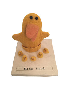 Papoose Toys Story Puppet Mama Duck 5 Ducki