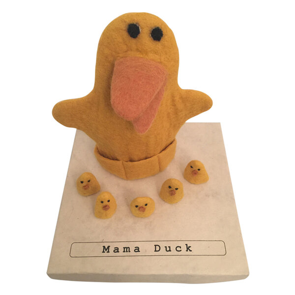 Papoose Toys Story Puppet Mama Duck 5 Ducki