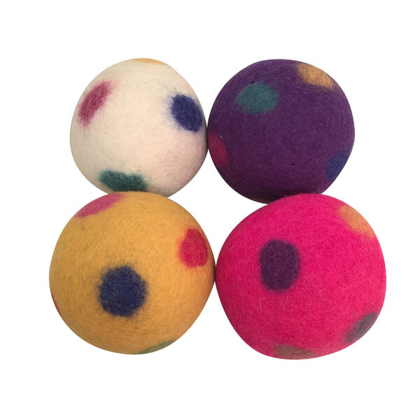 Papoose Toys Polka Dot Balls 7cm/4