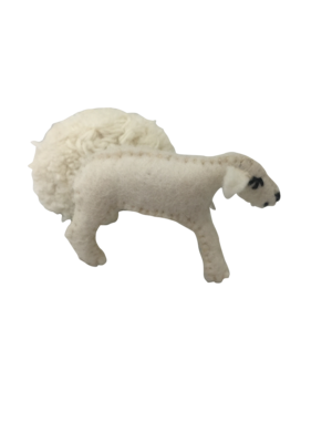 Papoose Toys Sheep with removable coat/6