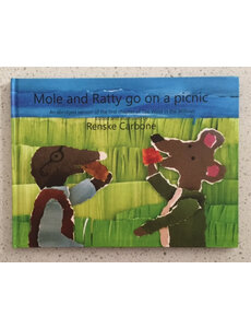 Papoose Toys Mole and Ratty Book/2 Dolls