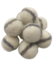 Papoose Toys White Felt Rock Balls 3.5cm/20