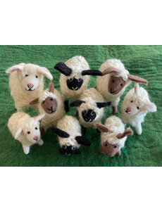 Papoose Toys Flock of Sheep/9pc
