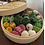 Papoose Toys Yum Cha Set in Bamboo Steamer