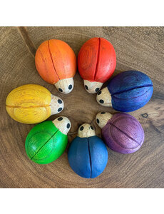 Papoose Toys Rainbow Ladybirds/7pc