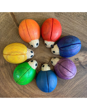 Papoose Toys Rainbow Ladybirds/7pc