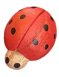 Papoose Toys Red Ladybirds/7pc