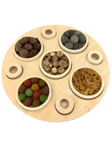 Papoose Toys Round Sensory Board / 10pc