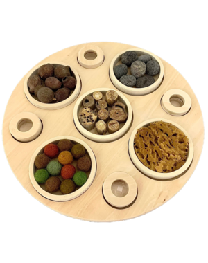 Papoose Toys Round Sensory Board / 10pc