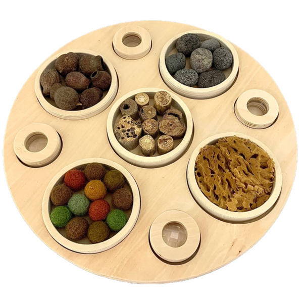 Papoose Toys Round Sensory Board / 10pc