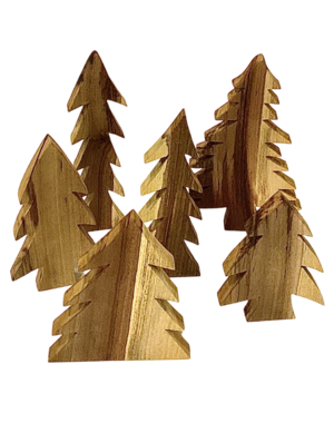 Papoose Toys Tree Set/6pc