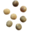 Papoose Toys Mini WW Acorn Balls/6pc