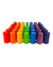 Papoose Toys Mini Rainbow Cones/49pc