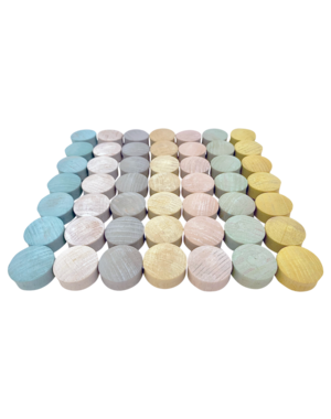 Papoose Toys Mini Pastel Convex/49pc