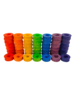 Papoose Toys Mini Rainbow Ring 2.5cm/49pc