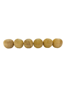 Papoose Toys Mini Natural Acorn Balls/6pc