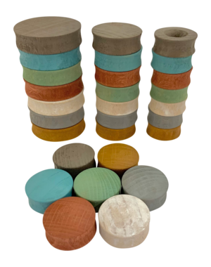 Papoose Toys Mini Earth Rounds/28pc