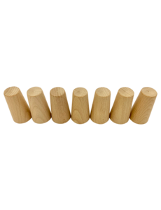 Papoose Toys Mini Natural Cones/7pc