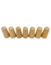 Papoose Toys Mini Natural Cones/7pc