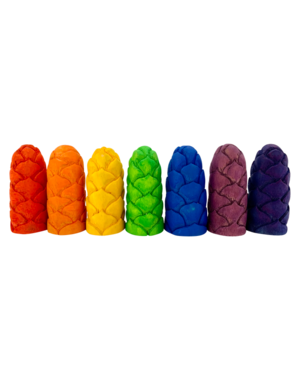 Papoose Toys Mini Rainbow Flower Bud Lr/7pc