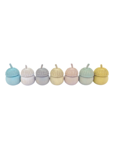 Papoose Toys Mini Pastel Acorn Pots/7pc