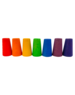 Papoose Toys Mini Rainbow Cones/7pc