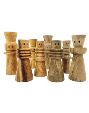 Papoose Toys Mini WW Native Families/8pc
