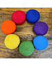 Papoose Toys Rainbow 5cm Felt Balls/7pc