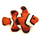 Papoose Toys Clown Fish/3pc