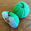 Papoose Toys Green apple 1+1/2 Pc